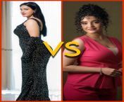 Honey Rose vs Ritika Singh. Who would win? from honey rose dress changing