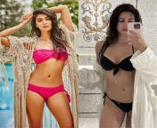 Hot Indian bikini babe: Pooja Hegde or Disha Patani from bikini pooja hegde
