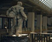 Does anyone know how rare it is to get a statue spawn on the top floor in Big Bank? (Image is not my photo) from sing is king porn photo