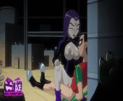 Raven &amp; Robin fuck ( Teen Titans ) from papa fuck teen
