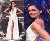 Manushi Chhillar for Miss India paegant (2019) from miss india boobs pre