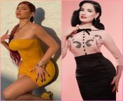 Kylie Jenner or Dita Von Tease - 1) Would you rather have Kylie as a submissive thick thot or Dita as a dominant teasing mistress from xxxnxx photos dita ayub