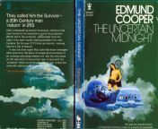 Edmund Cooper, The Uncertain Midnight, Hodder, 1971. Cover: Chris Foss. First published as Deadly Image, 1958. from midnight hard 1971