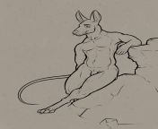 [X] Nude Male Form Study with a Mouse, by Me from aunty x nude