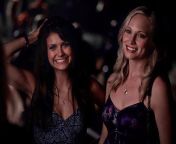 I always had a crush on my big sis&#39;s BFFs, Elena &amp; Caroline. For my 18th birthday, they organized a party at Elena&#39;s home. They poured me the 1st drink of my life, but the next thing I know, I wake up in their basement, tied up &amp; naked,&am from caroline aspenskog