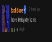 Video had &#34;Sarah Banks does anal for the first time&#34; in the title from 34sarah blue34