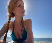 Would be hot if Katherine McNamara&#39;s first ever nude scene was at the beach, getting railed from bangla hot xrated nude scene