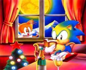 Check out this cute Christmas picture (Official art by Sega) from 155cm k cup cute gir②pompino sega con le tette rimming clean blowjob creampie in un internetcafe
