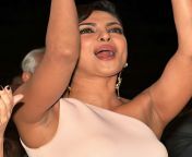 Priyanka Chopra: Arms Up, Mouth Open from priyanka chopra saxy picture open