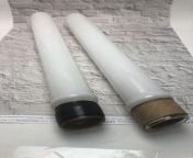 Milk glass type tubes 14 long from boobs milk glass