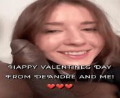 Even as much as we bother them, white girls are still nice to us. This one sent her white BF a romantic valentine&#39;s message... from www xxx bf bo romantic kan