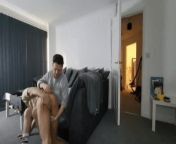 &#34;Boys caught watching porn get bent over the knee&#34; from female domination caught watching porn licking feet hitting with stick licking pussy