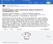 Scam Alert - sex party/orgy (they posted again 4 mins ago) from crime alert sex video
