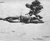 1957, Timimoun, Edge of the Algerian Sahara, the Dying Breath of Ren Sentenac, Hero and Survivor of Dien Bien Phu [10041024] from 4share dien dan