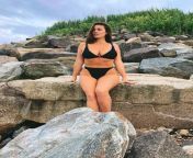 Tia Provost - chilling on the rocks! from meka provost