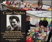 Cigar Taster Evening Friday 17th June at The Swan Pub Amblecote,West Mids, Tickets ? 35.00 each includes 2 x Hand Rolled Cigars Brands TBC come &amp; join us for a fantastic night. book your tickets now www.cigarnights.co.uk from your hot book www com