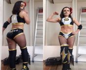 Thunder Rosa and her Dino Thunder White inspired ring gear from AEW Dynamite tonight! from thunder thigha assistant