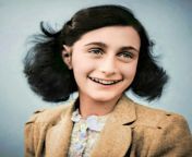 Colorized photo of Anne Frank (1942) from anne frank nude
