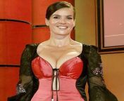 Busty German Celeb Kati Witt is promoting her Big Tits with a deep cleavage from kati witt