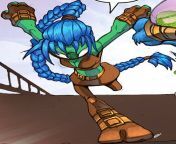 Apparently there&#39;s an official Skylanders comic book that shows Stealth Elf&#39;s cleavage, in high detail. So I guess it&#39;s official/canon that Stealth Elf has nice tits?... Well then, you guys know what to do, right? ;) from stealth