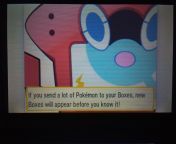 Out of all the useless bullshit Rotom tells me, he finally lets me know this. Was so worried I&#39;d only have 8 pc boxes from classmate finally lets me fuck at reunion