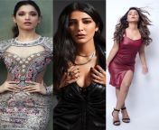 Select 1) ur boss who will dominate you and will do wired staff 2)ur secretory who will do anything you ask even get humiliated by you 3) Ur wife who will fuck your friends and gangbang in party infront of you Tamanna,Sruti,hina also add your fanatsy andfrom sruti hassen