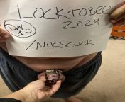 So apparently I was a little to eager for Locktober lol! Sorry about the typo! Let us know other couples who are joining in! Horrible picture, right intentions. Better ones to come! No pun intended! from sex swap come desi pun create