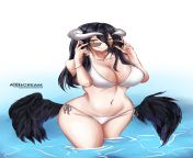 Sharing my Digital art of Albedo&#39;s Summer Outfit :) (4k reso DL at my patreon: patreon.com/aishcream) from knot girl k9 art of