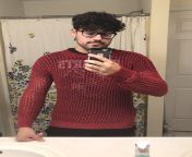 heres me modeling the lace top i designed and knit for my sister!! first time designing a sweater and love how well it turned out from mom and suon fuck pussy sister frist time
