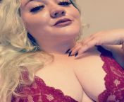 BBW in red lace ? my fave to wear ? from 18 lnch cocks bbw xxe 20