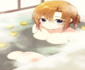 Rena Ryugu Enjoying a Yuzu Bath, as illustrated by Karin Suzuragi from actor rena nude village girl open bath