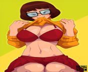 Day 25 of posting sexy images of waifus for aaron cuz of all the hate he&#39;s been getting. (Velma Dinkley) from aaron hotchner