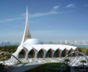 مسجد بتصميم معماري فريد في دبي from زحام في مسجد الحسين بالعراق