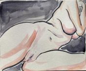 Nude stretch, NSFW from sandra orlow nude 57