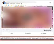 What is this scam on facebook? An empty/fake profile posts a porn &#34;video&#34; (censored the image) and it is allegedly youtube as demonstrated by the bottom of the picture, but when I hover my mouse over the youtube link, it shows some random gibberis from ilmfrabanti porn picture