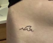 first ever stick n poke on human skin! its not *flawless* but im really happy with it anyways! (not open to criticism, im a crybaby) from can we have a new puppy 124 karate begins 124 her birthday celebration 124 dad pro tip
