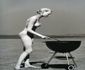 Stephanie Seymour &#124; &#34;Stephanie with Barbecue&#34; &#124; El Mirage, CA, 1991 &#124; ph. Herb Ritts from iv 83net young 100 tn nude ph