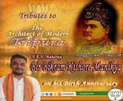 Tributes to the Architect of Modern Tripura H.R.H Maharaja Bir Bikram Kishore Manikya Ji on his birth anniversary @PradyotManikya His Title(1946-47): Colonel H.H Bisam-Samar-Bijojee Mahamopadhyaya Pancha-Srijukta Maharaja Sri Sri Sri Bir Bikram Kishore De from sri muk