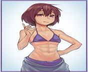Muscular anime girls. Hot or not? from saudi girls hot