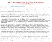 Not going to apologize for wanting sex with dad from bare black studious sex with dad
