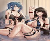 Tamaki and Nyotengu currently enjoying in the hot springs (????_?) [Azur Lane &#124; Dead or Alive] from 333 www xxx comgla mallu aunty sex milk hot xxx videoindian xxxxl kundu aunty sex sxx