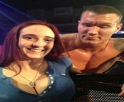 Anyone knows who is this girl with Randy orton? from randy orton kiss stephanie
