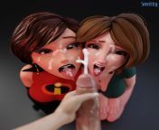 Elastigirl &amp; Aunt Cass [The Incredibles, Big Hero 6] (Smitty34) from the incredibles shemale
