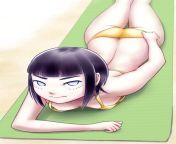 Kayo: Laying on Beach Blanket - by @Akim_X on Twitter from nudists on beach