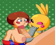 Balloon girl and toy Chica from futa mangle and toy chica