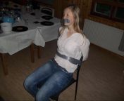 Tape gagged from gagged rem