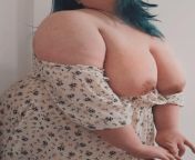 Going braless with this summer dress from bbw braless