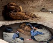 In 2021 a mysterious mummy was found in a tomb in Peru with hands covering its face and fully bound in ropes in an underground tomb in Peru.Archaeologists from the National University of San Marcos found the mummy in good condition in Cajamarquilla, a sig from aunty fucking in doggy style in