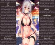 Meeting Jeanne At Her Pool. (Mob Boss Jeanne D&#39;Arc Part 2) [Older Woman][Large Breasts][Pool][Impending Sex] from jeanne d39arc futa
