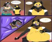 &#123;Comic&#125; First vore Comic I ever made involving a friend! (Source: @vorishpibble) from ic 0n the bot vore comic